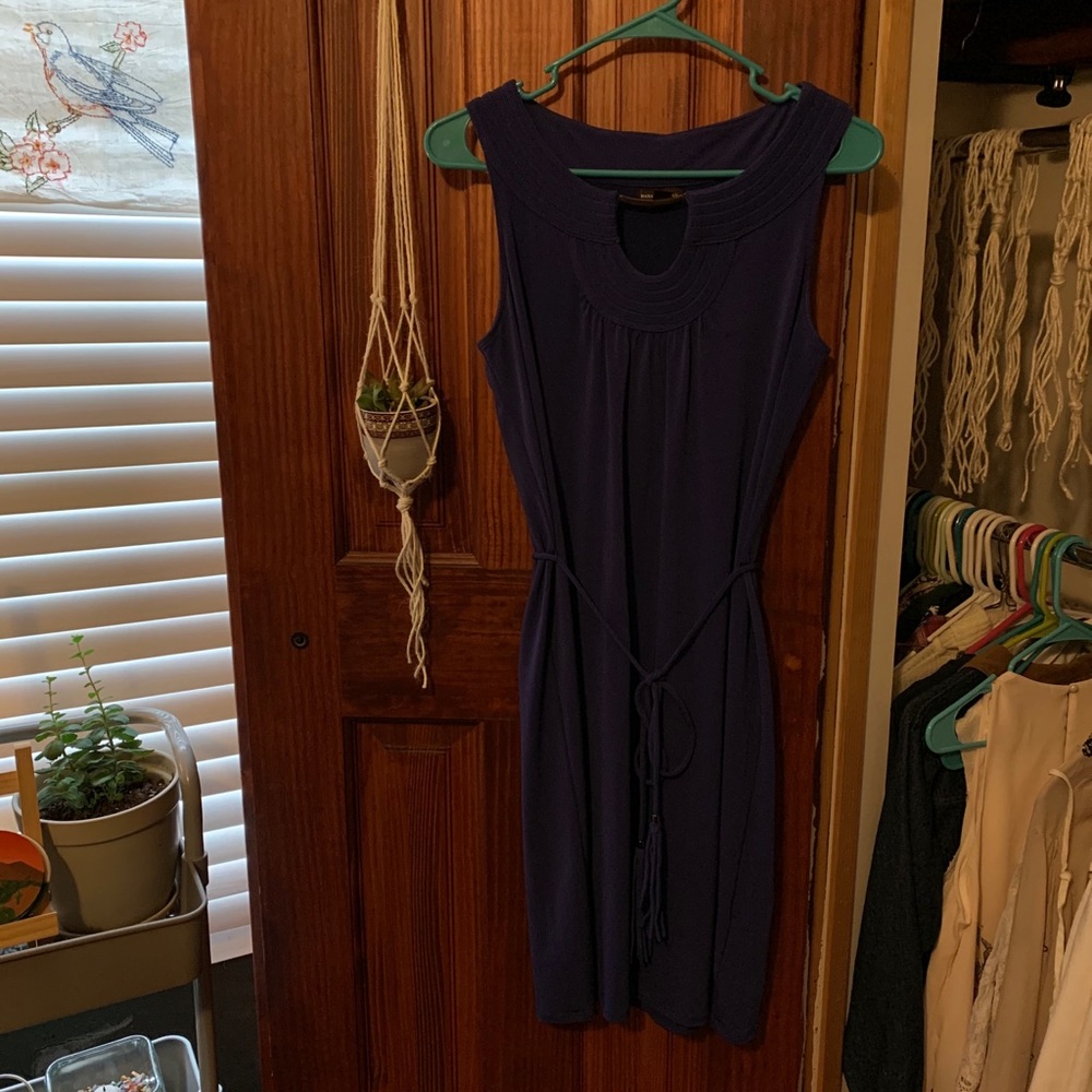 navy blue business professional dress